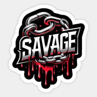 Chain Savavge “GWH” Logo Sticker